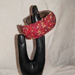 Unique BOHO Bangle Style Beaded Bracelet